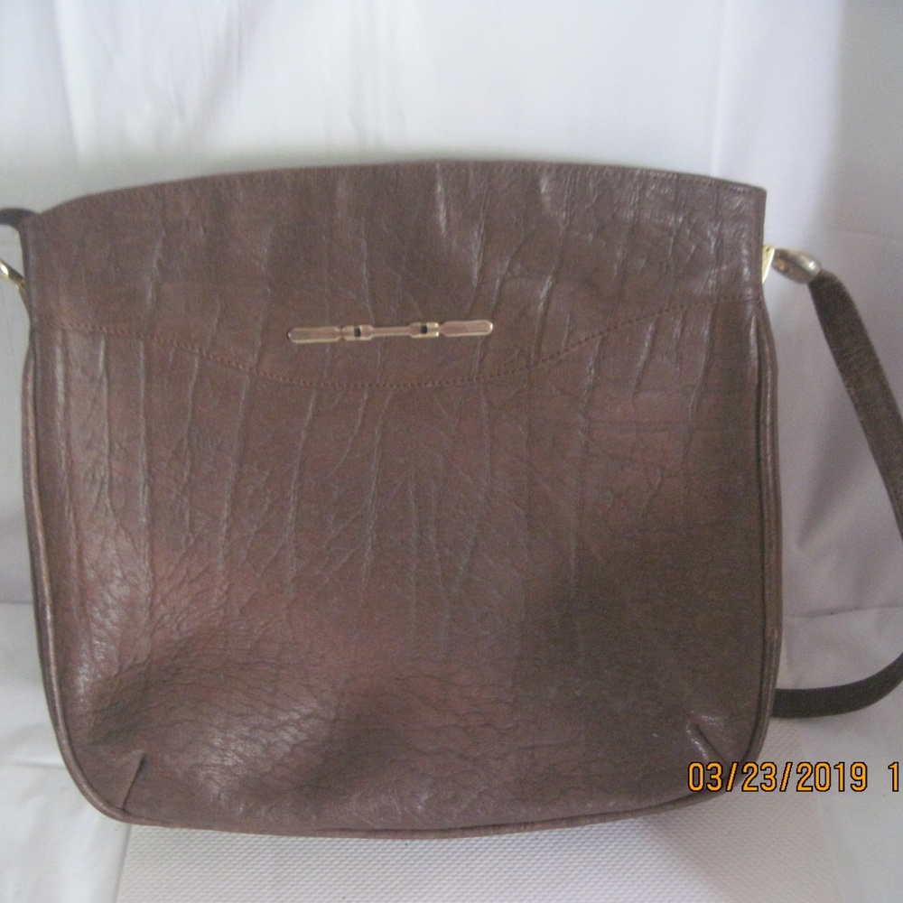 CORBEAU Brown Leather shoulder bag